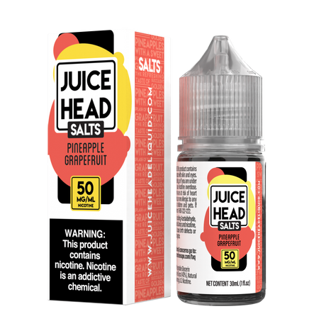 Juice Head Salts Pineapple Grapefruit 30mL E-Liquid – Pineapple and Grapefruit Tropical Blend