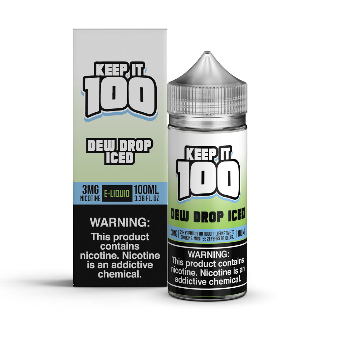Buy KEEP IT 100 Dew Drop ICED 100ML – Honeydew Menthol E-Liquid