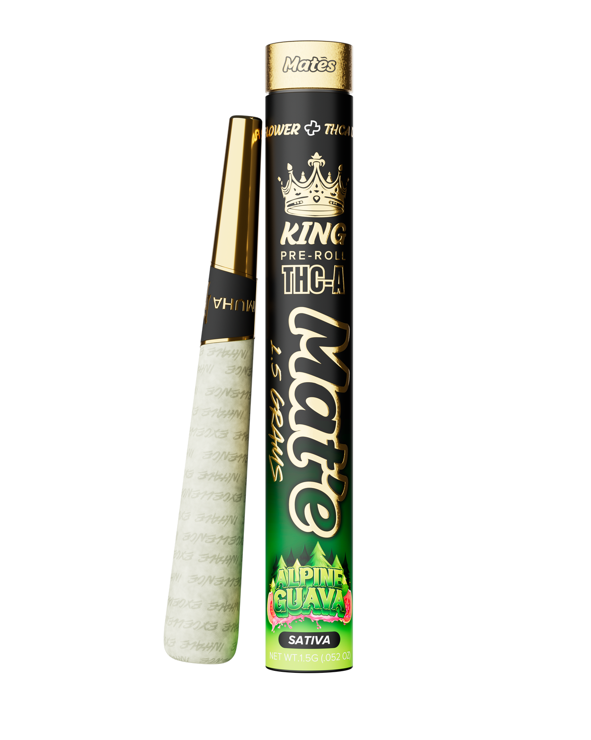 MUHA MEDS Mates THC-A King 1.5g Pre-Rolls