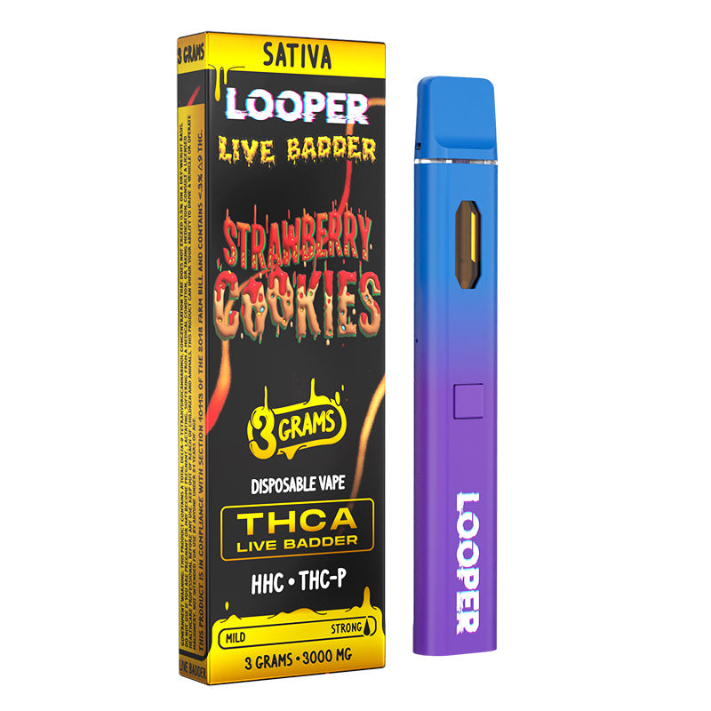 LOOPER Limited Edition THCA Live Badder HHC THCP - 3g Disposable