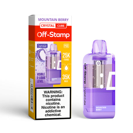 Off-Stamp X-CUBE Crystal Cube 35K Disposable POD Powered By LOST MARY – 35000 Puffs