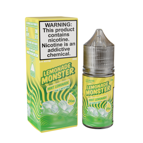 Lemonade Monster Mint Lemonade Salt Nic 30ML – Minty Citrus E-Liquid for Pod Systems