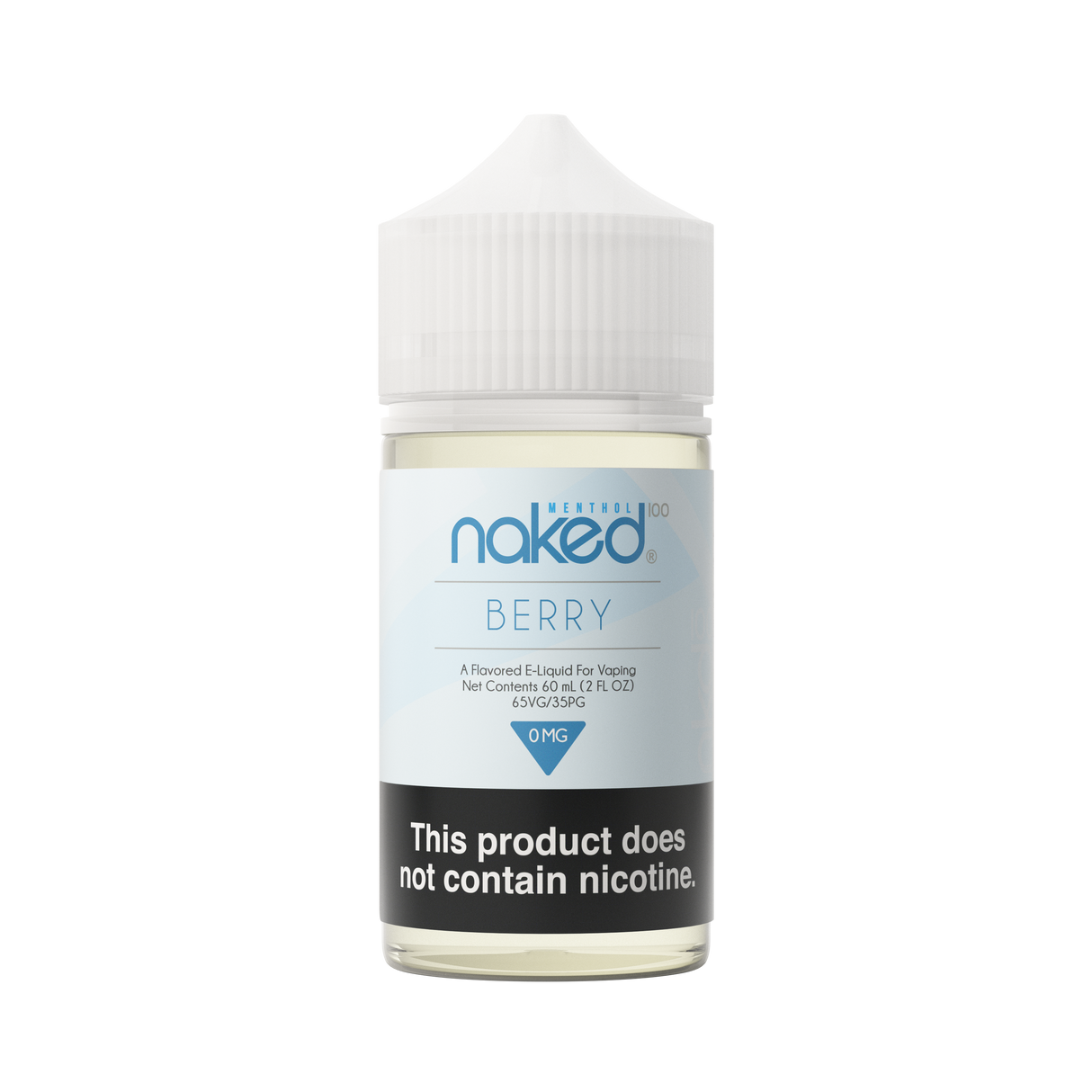 Refreshing e-liquid blend - Naked 100 Menthol Berry 60mL with berries and a cooling menthol finish.