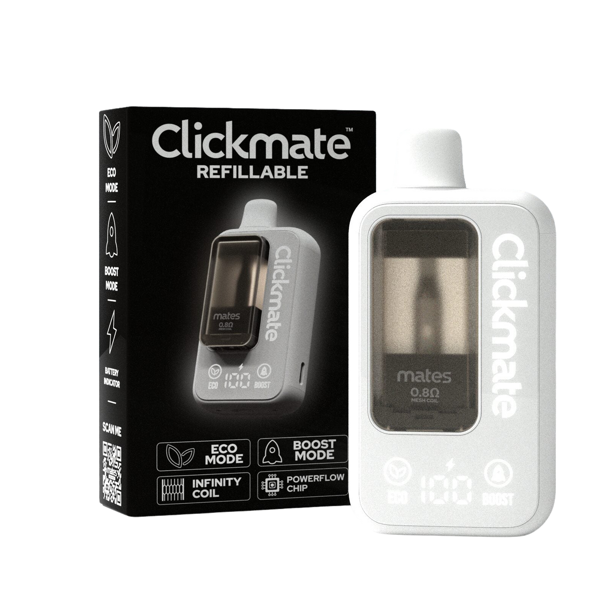 7 Daze Clickmate “MAX” Refillable Device KIT