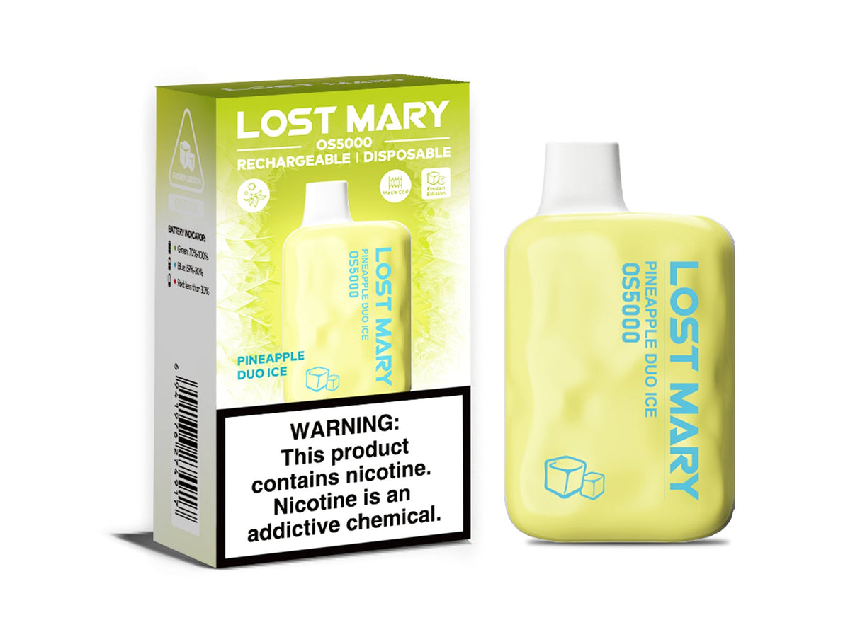 Lost Mary OS5000 Frozen Edition Rechargeable Disposable Device – 5000 Puffs