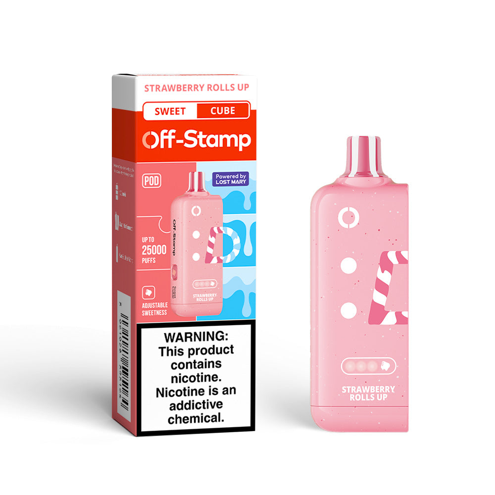 Off-Stamp X-CUBE Sweet-Cube 25K – Strawberry Rolls Up Flavor