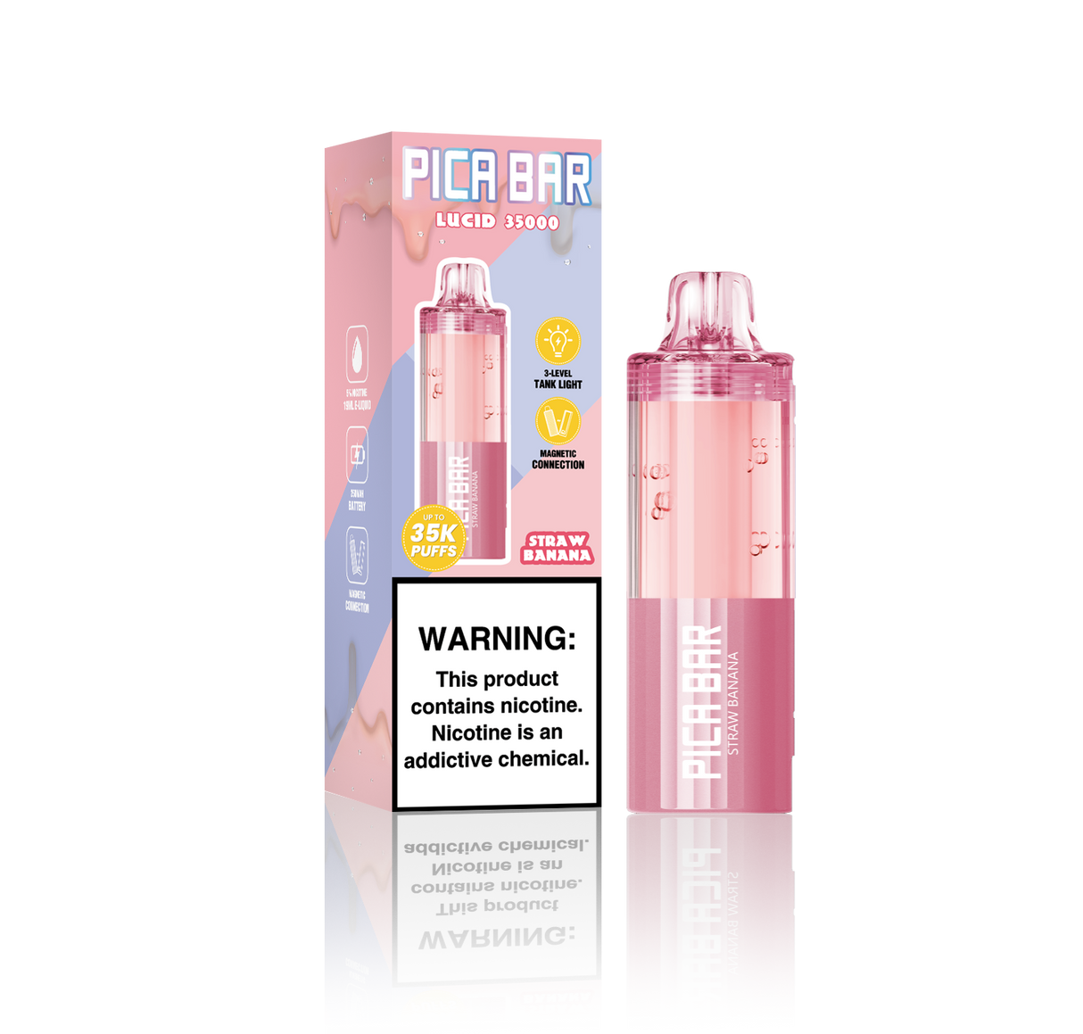 Assembled in USA | PICA BAR Lucid 35K Disposable POD - 35,000 Puffs