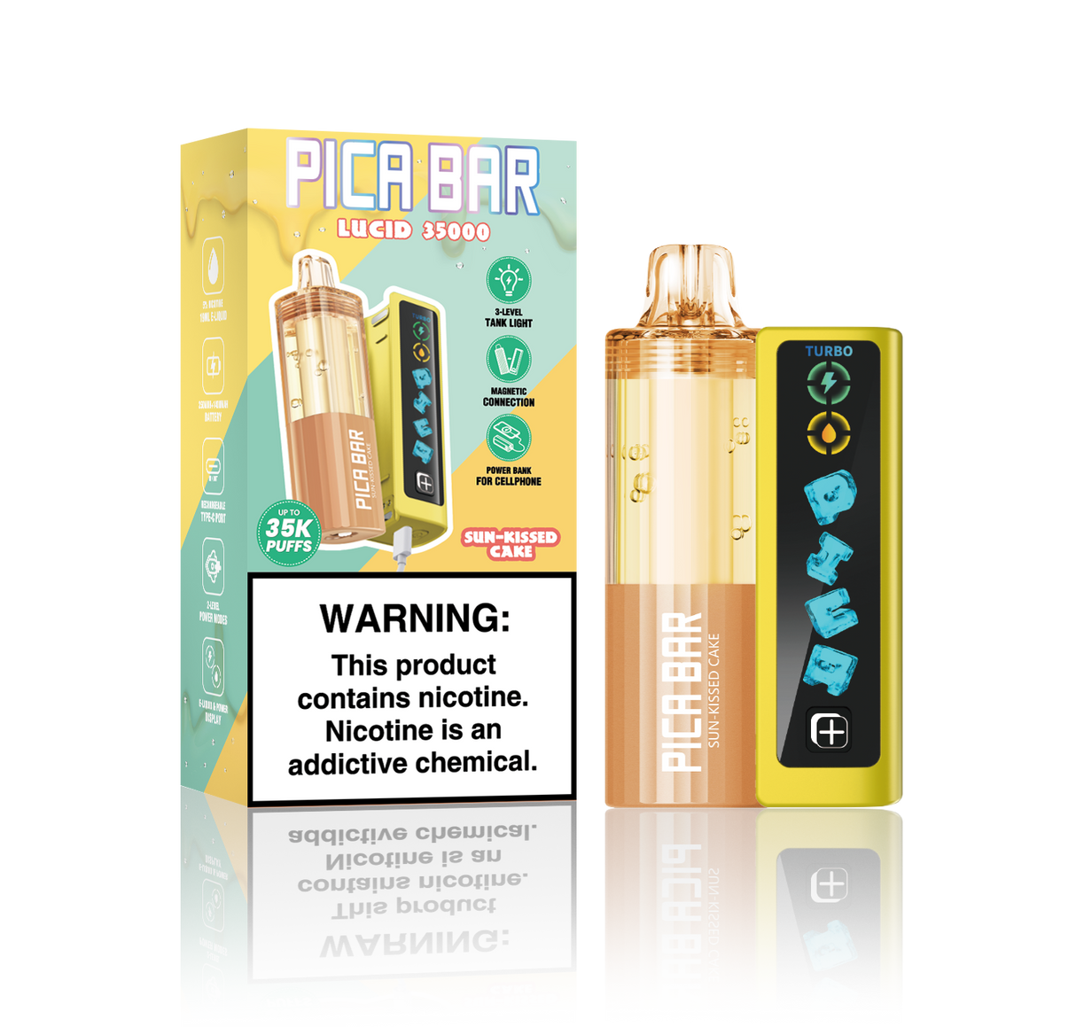 Assembled in USA | PICA BAR Lucid 35K Disposable KIT - 35,000 Puff