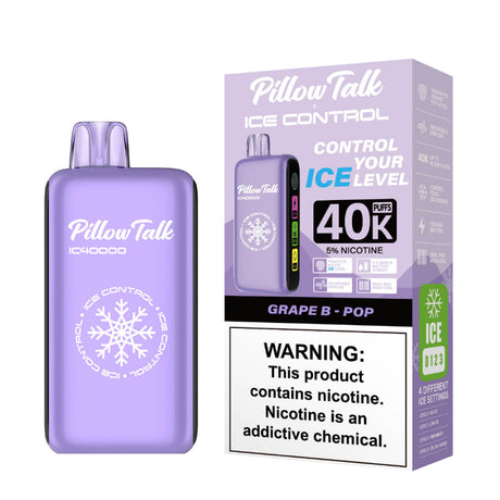 Pillow Talk Ice Control IC40K Disposable Device - 40000 Puffs
