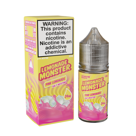 Lemonade Monster Pink Lemonade Salt Nic 30ML – Sweet & Tangy Citrus E-Liquid