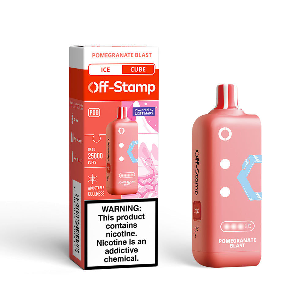 Off-Stamp X-CUBE Ice Cube 25K Disposable POD Powered By LOST MARY – 25000 Puffs