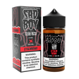 SADBOY Strawberry E-Liquid 100mL bottle featuring granola, strawberry, and sweet cream dessert flavors.