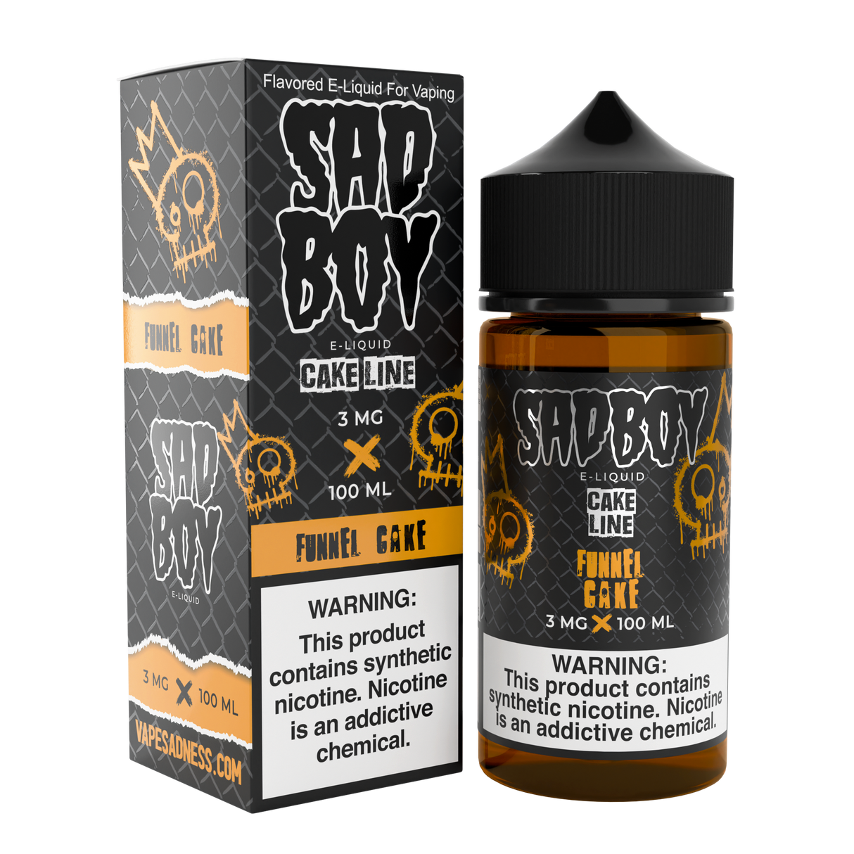 SADBOY Funnel Cake 100ML – Sweet Funnel Cake Carnival Vape Juice