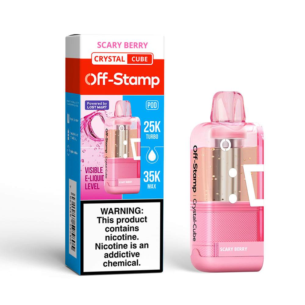 Off-Stamp X-CUBE Crystal Cube 35K Disposable POD Powered By LOST MARY – 35000 Puffs