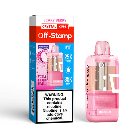 Off-Stamp X-CUBE Crystal Cube 35K Disposable POD Powered By LOST MARY – 35000 Puffs