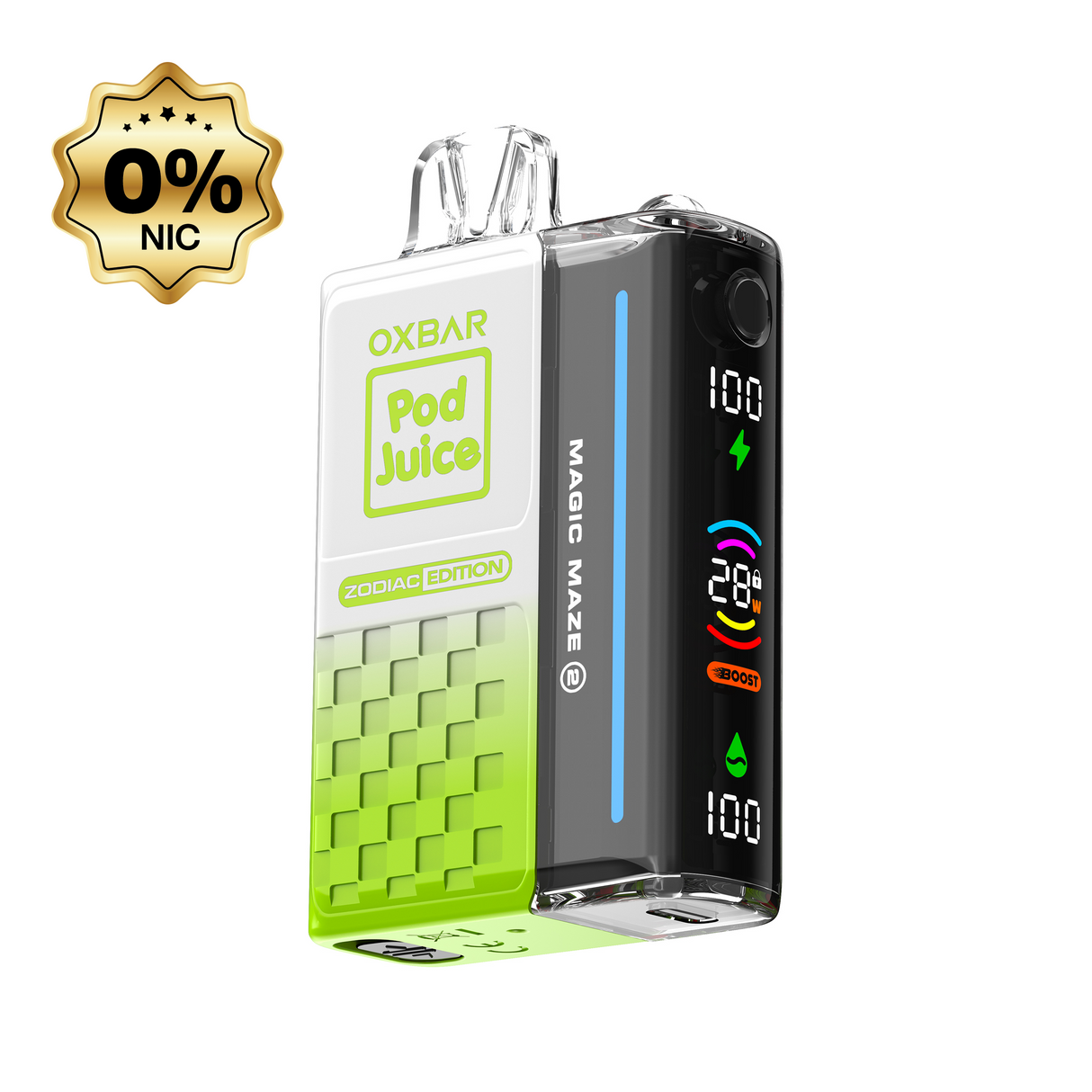 Oxbar x Pod Juice Magic Maze 2.0 30K ZERO Nicotine Disposable Device - 30,000 Puffs