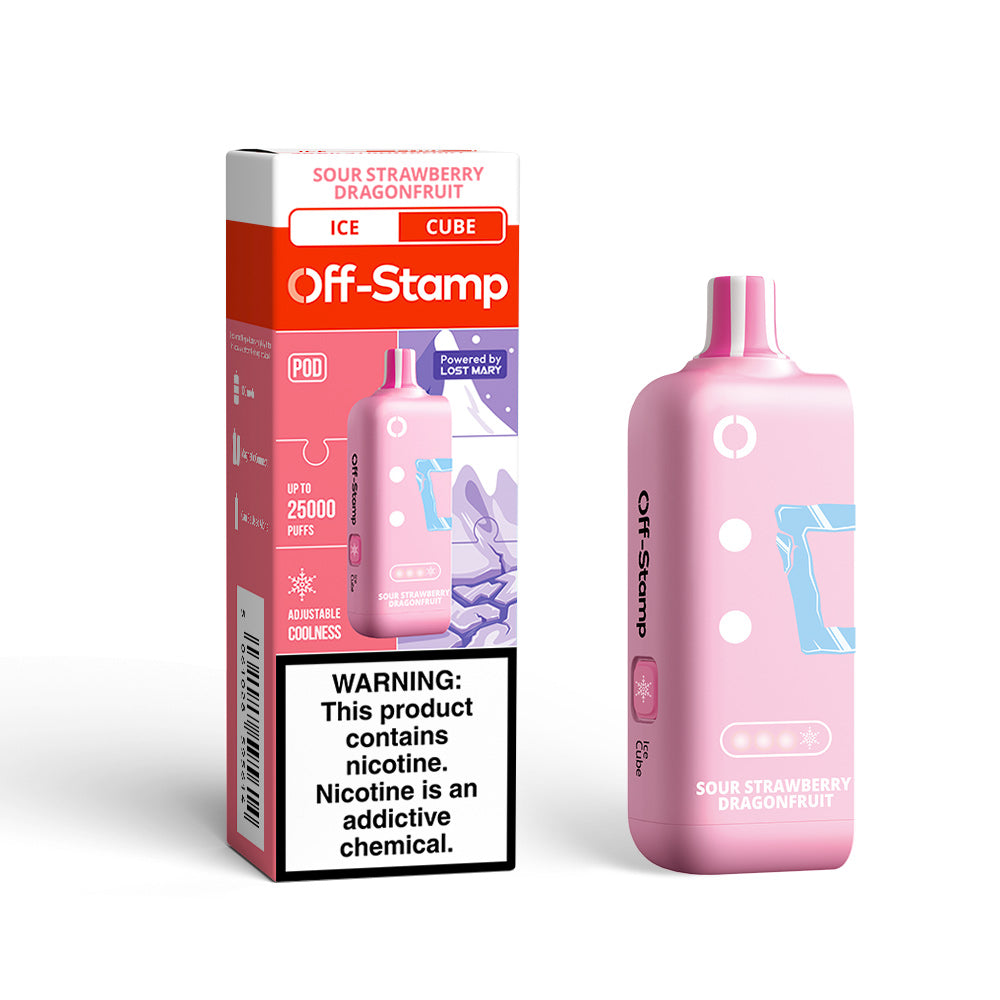 Off-Stamp X-CUBE Ice Cube 25K Disposable POD Powered By LOST MARY – 25000 Puffs