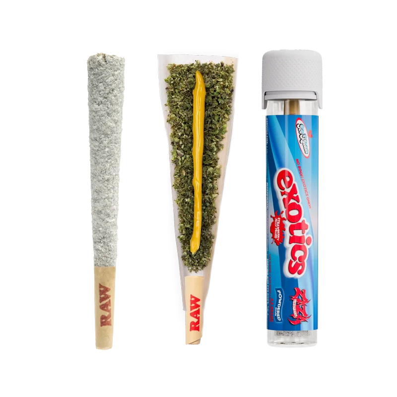 Ice Kream x Zaza "Exotics" Powered Donuts THC-A 2.5g Pre Rolls - Single