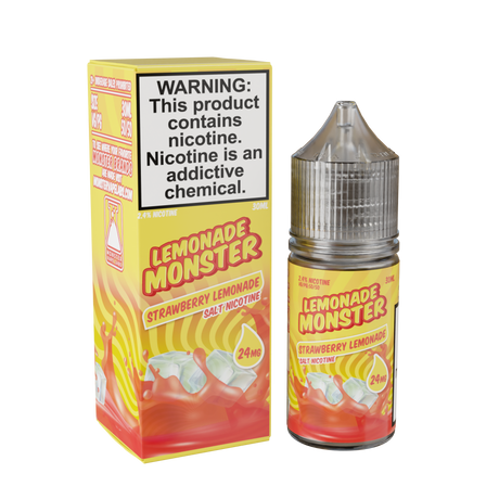Lemonade Monster Strawberry Lemonade Salt Nic 30ML – Citrus & Berry E-Liquid