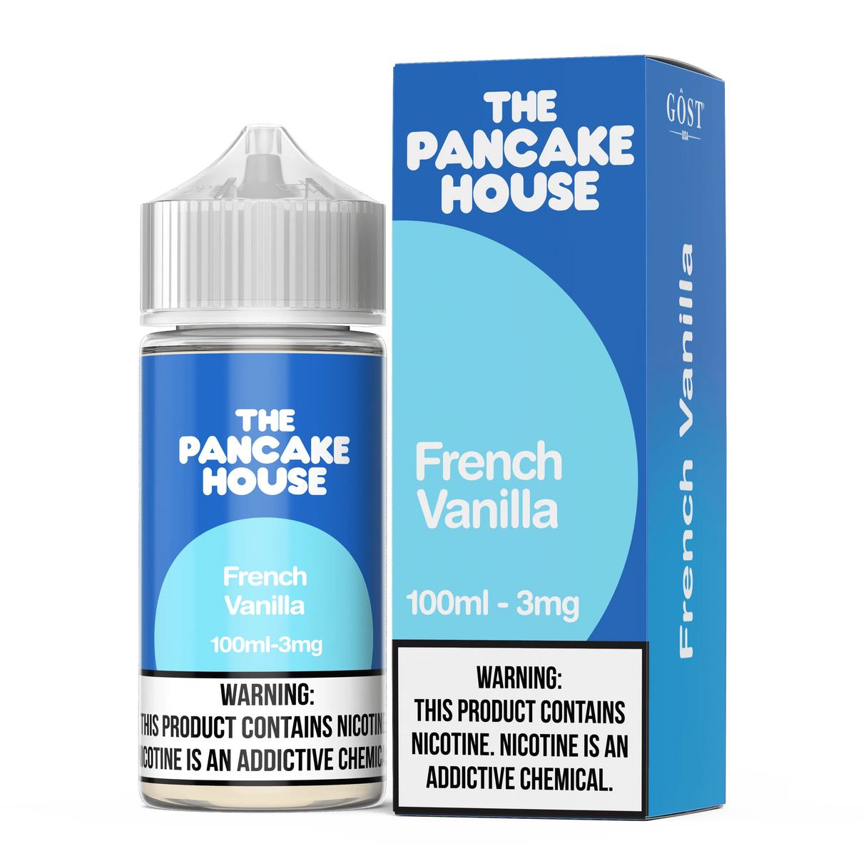 THE PANCAKE HOUSE French Vanilla 100ML E-Liquid – Creamy Cereal Milk Vape Juice