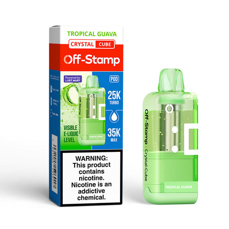 Off-Stamp X-CUBE Crystal Cube 35K Disposable POD Powered By LOST MARY – 35000 Puffs