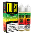 TWIST E-Liquid Sour Red – 120mL e-liquid with a juicy watermelon and sour candy blend.