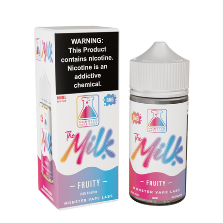 The Milk – Fruity E-Liquid – 100ML Bottle with Crunchy Fruity Cereal & Creamy Milk Flavor