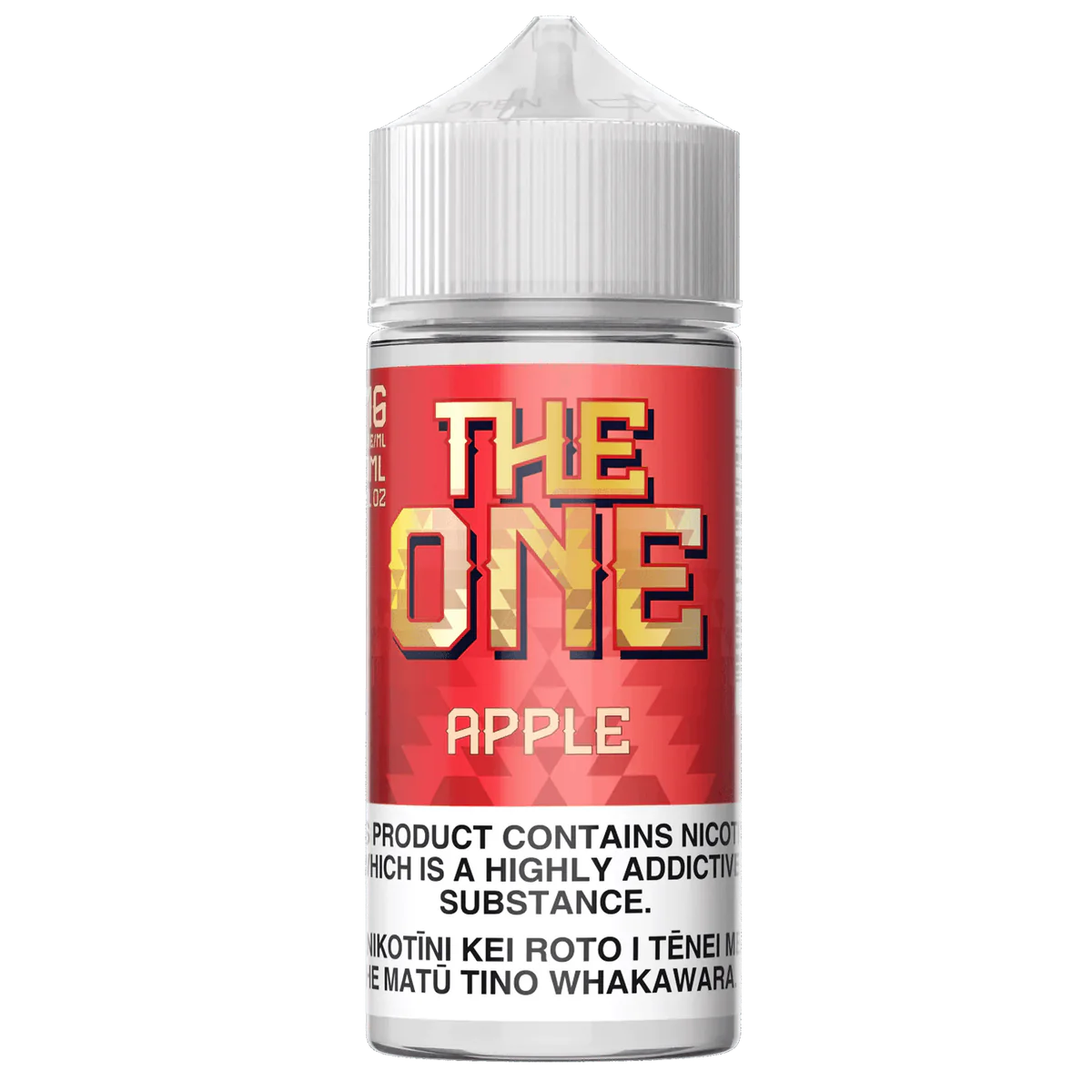 The One Apple – 100mL e-liquid with apple cinnamon doughnut and creamy pastry flavors.