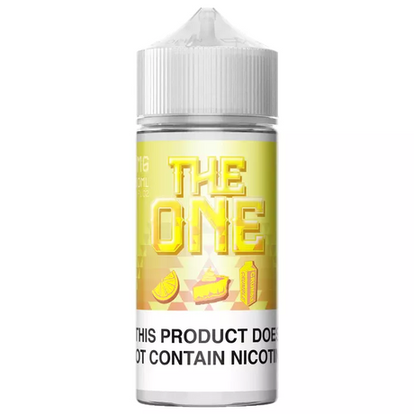 The One Lemon – 100mL e-liquid featuring fresh lemon cake, buttery pastry, and a smooth citrus finish.