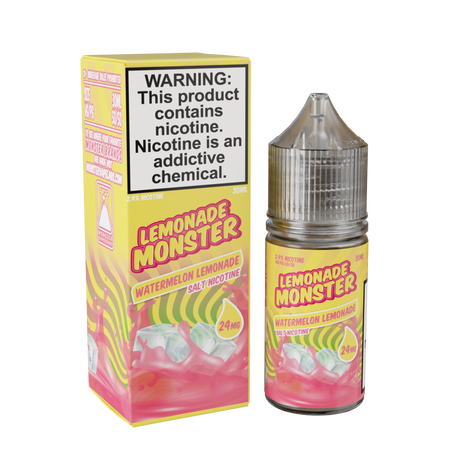 Lemonade Monster Watermelon Lemonade Salt Nic 30ML – Sweet Melon & Citrus E-Liquid