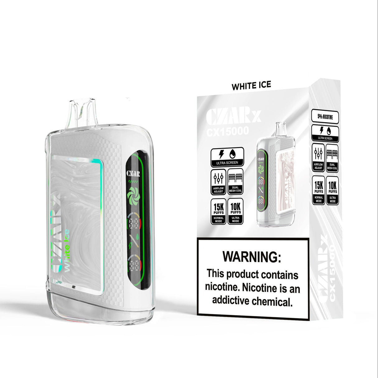CZAR CX15000 CX15K Disposable Device – 15000 Puffs