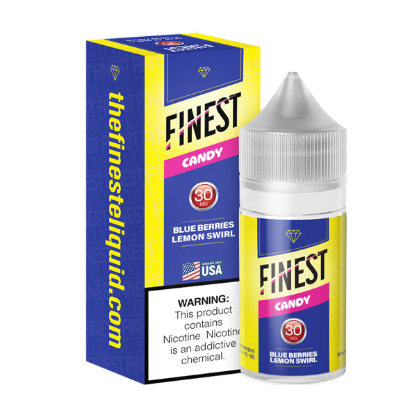 Blue Berries Lemon Swirl by Finest SaltNic Series 30ML with packaging