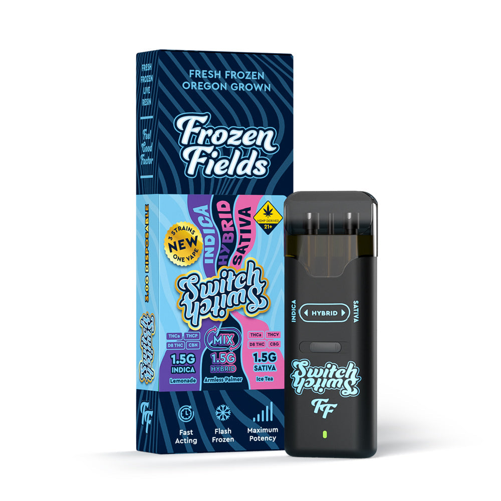 Frozen Fields Switch 3 in 1 Hybrid Disposable Vape - 3g Disposable