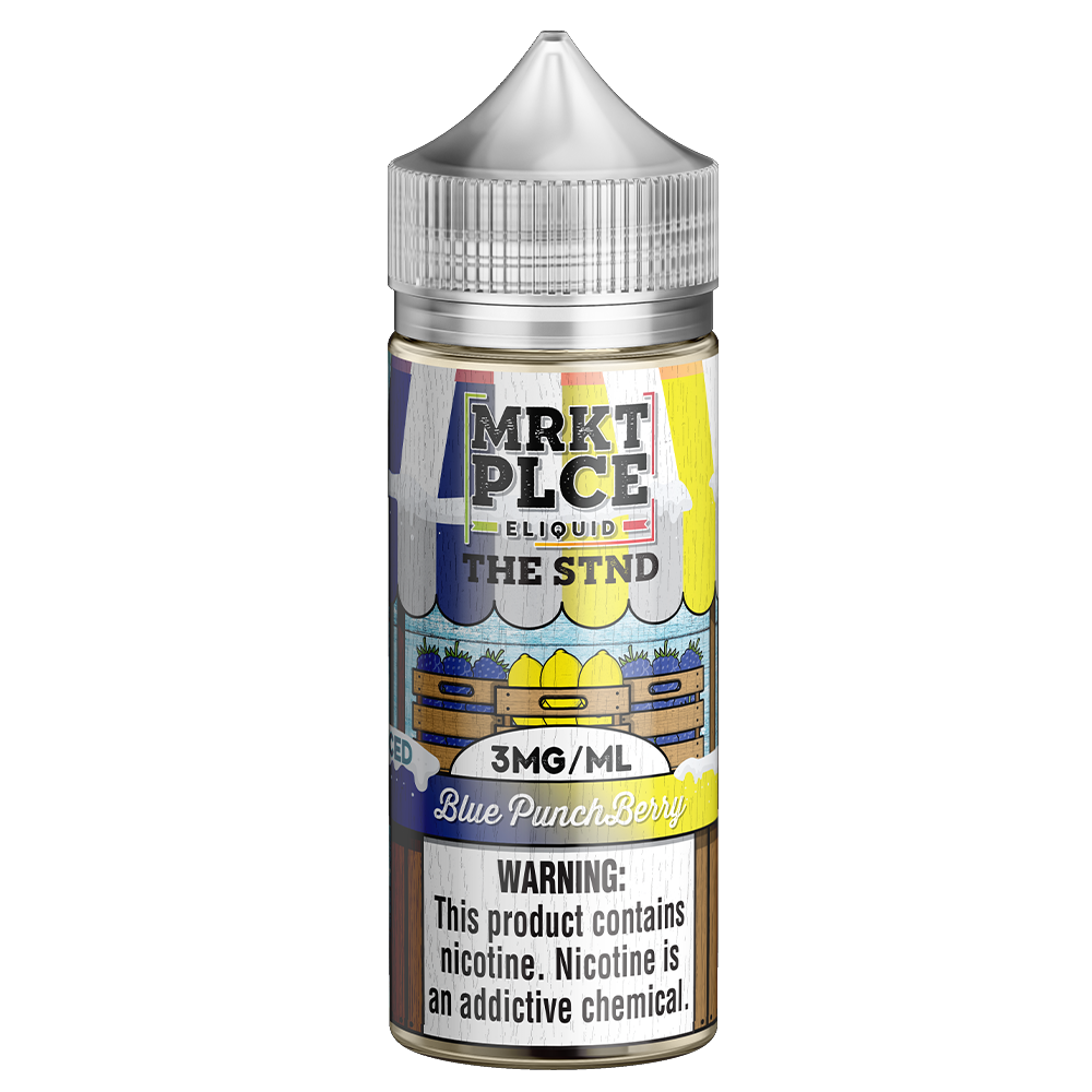 MRKTPLCE - “THE STND” ICED Blue Punch Berry - 100ML E-Liquid