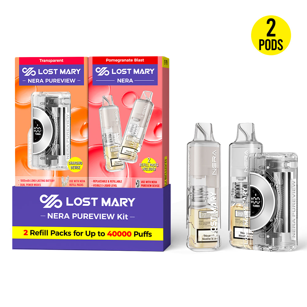 Lost Mary NERA PUREVIEW 40K Disposable KIT - 40,000 Puffs