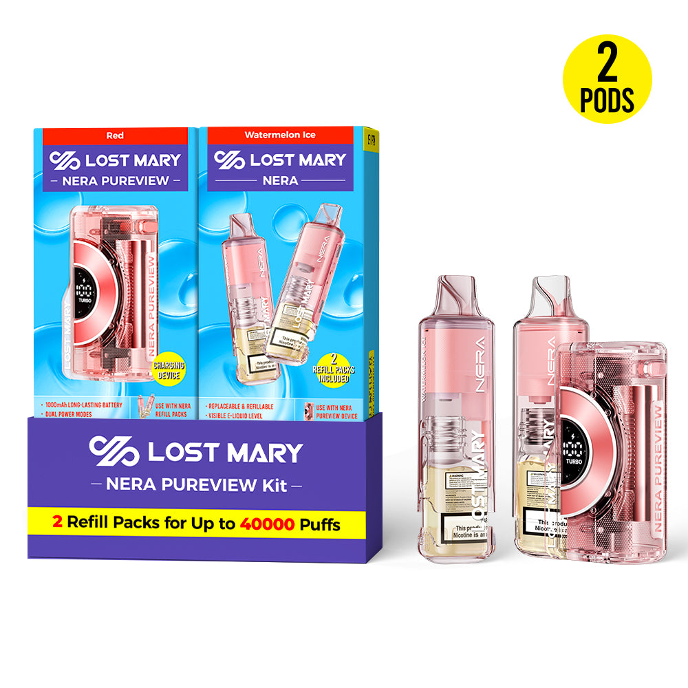 Lost Mary NERA PUREVIEW 40K Disposable KIT - 40,000 Puffs