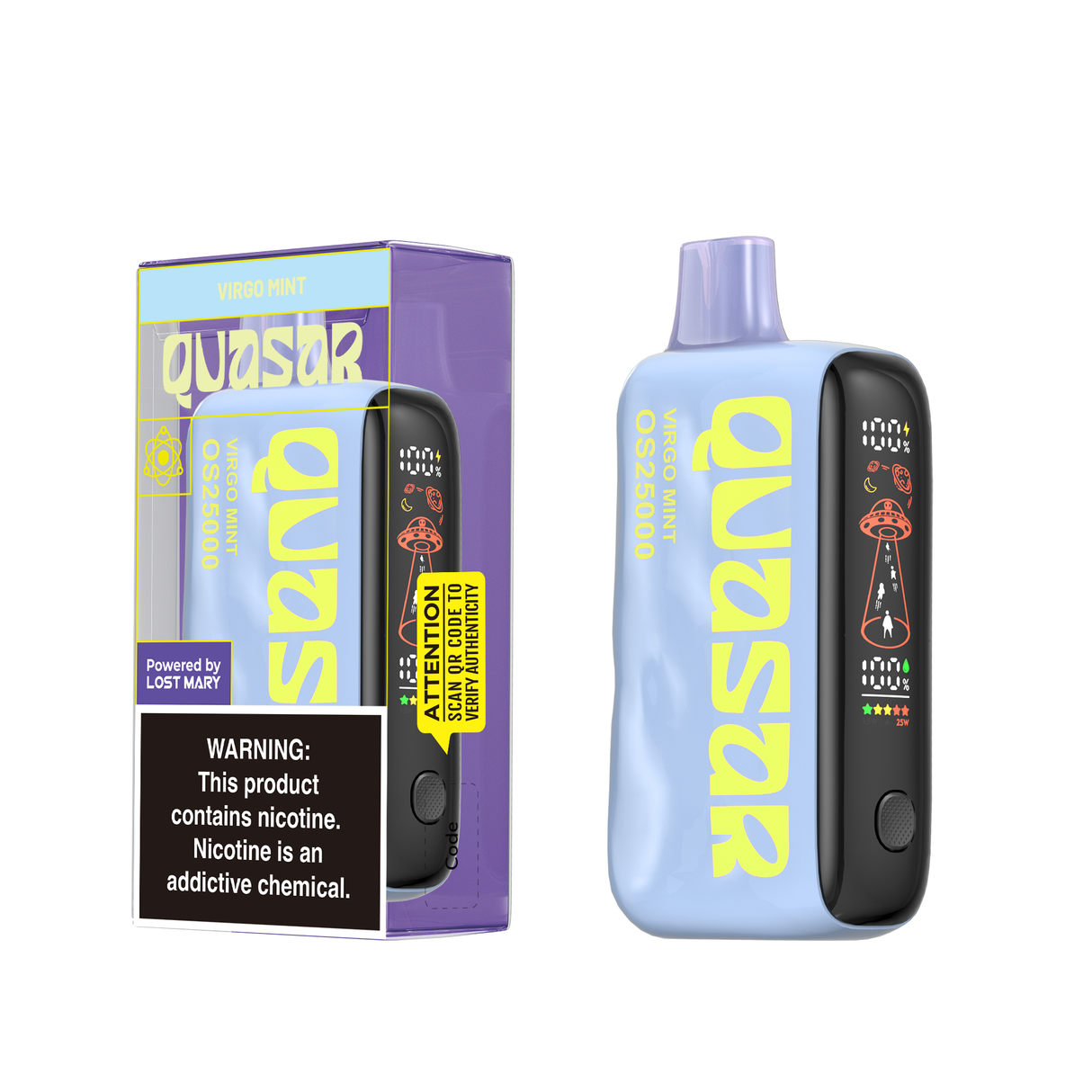 QUASAR OS25000 Powered By LOST MARY Disposable Device – 25000 Puffs