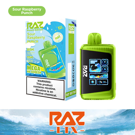 RAZ LTX “Punch Edition" 25K Puff Disposable Device – 25000 Puffs