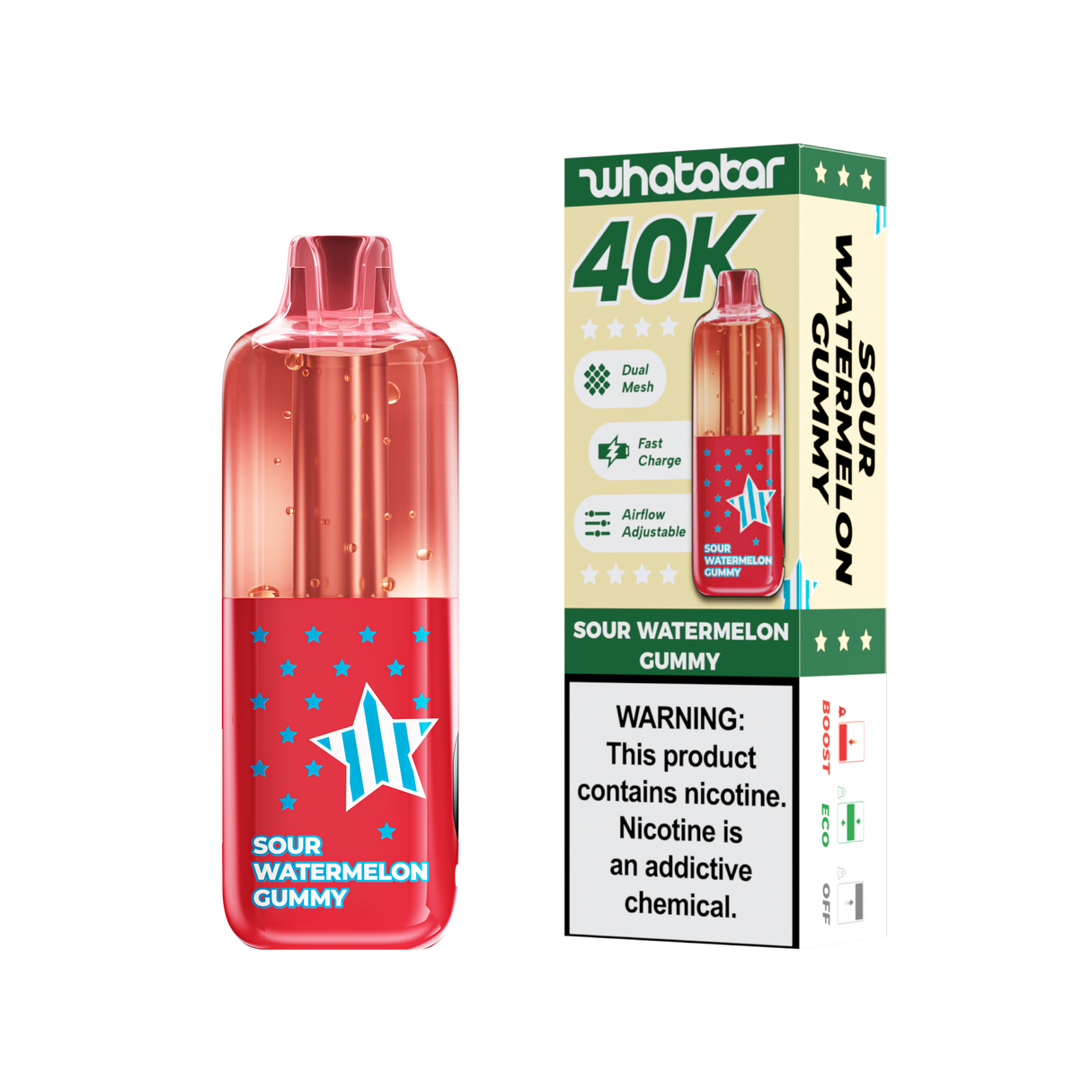 ⭐️TEXAS VERSION ⭐️ | whatabar linko 40K Puffs Disposable Device - 40,000 Puffs