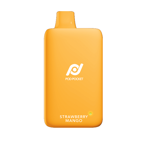Pod Pocket Disposable | 7500 Puffs | 14mL | 50mg Strawberry Mango
