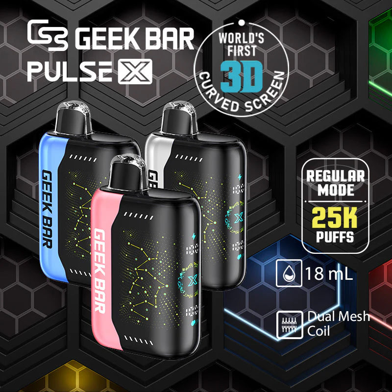 Geek Bar Pulse X 25K Puff Disposable Device – 25000 Puffs