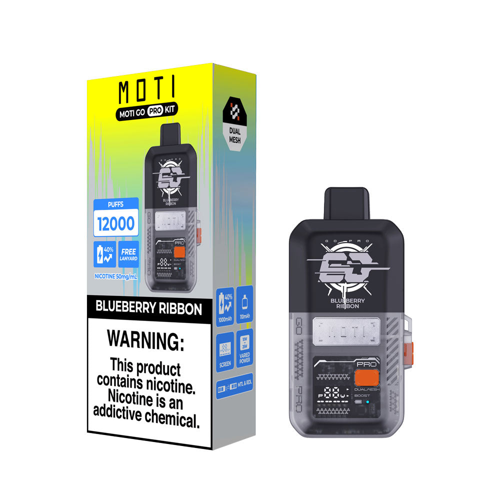 MOTI Go Pro Kit Disposable Device – 12000 Puffs