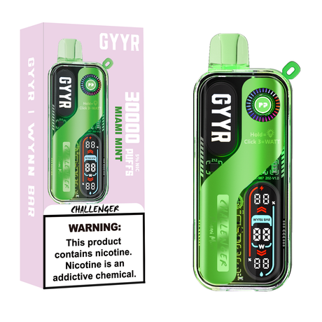 GYYR x Wynn Bar Challenger 30K Puff powered by PYNE POD Disposable Device - 30000 Puffs