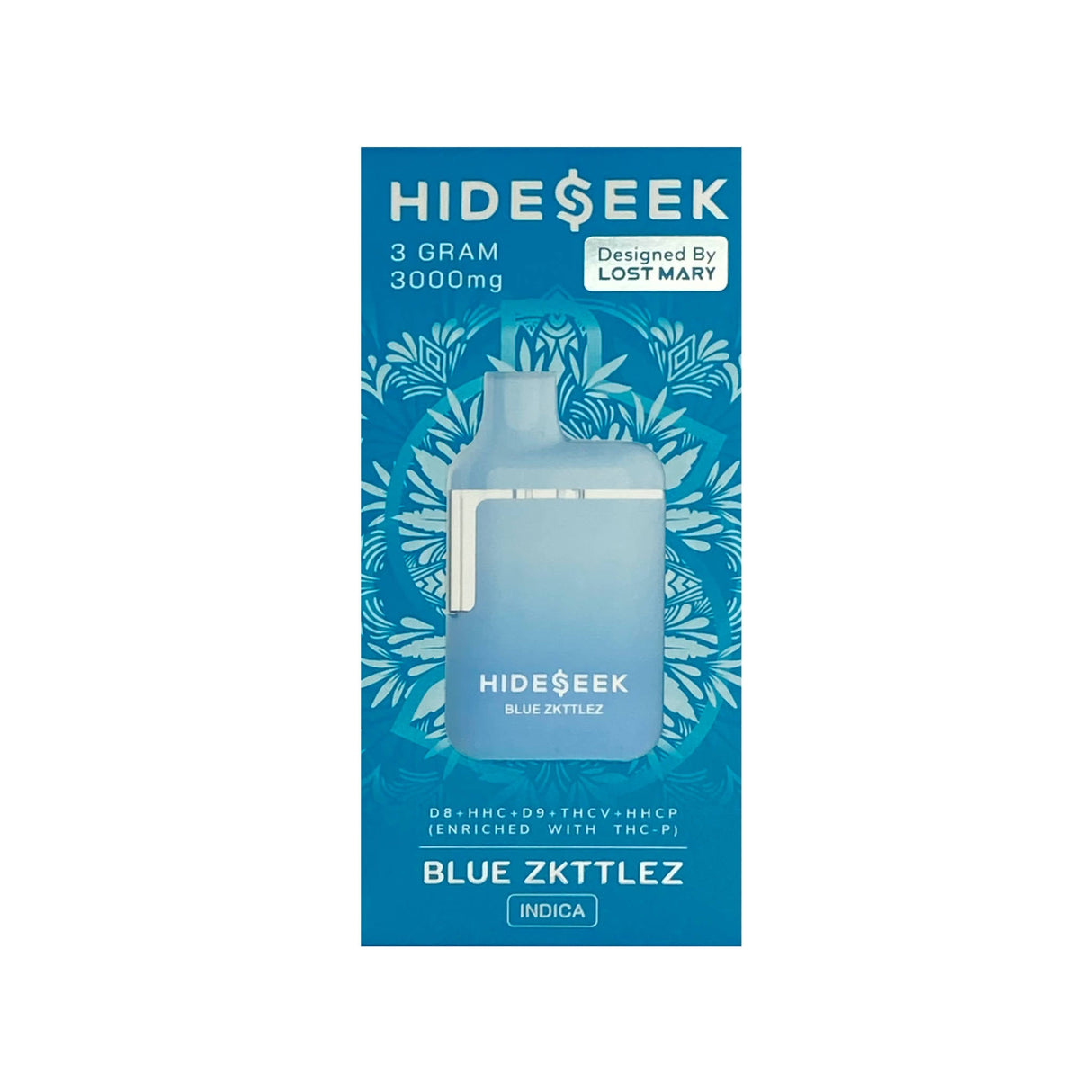 Lost Mary HideSeek DOTA-8 HHC D9 THVC HHCP 3Gram 3000mg Disposable