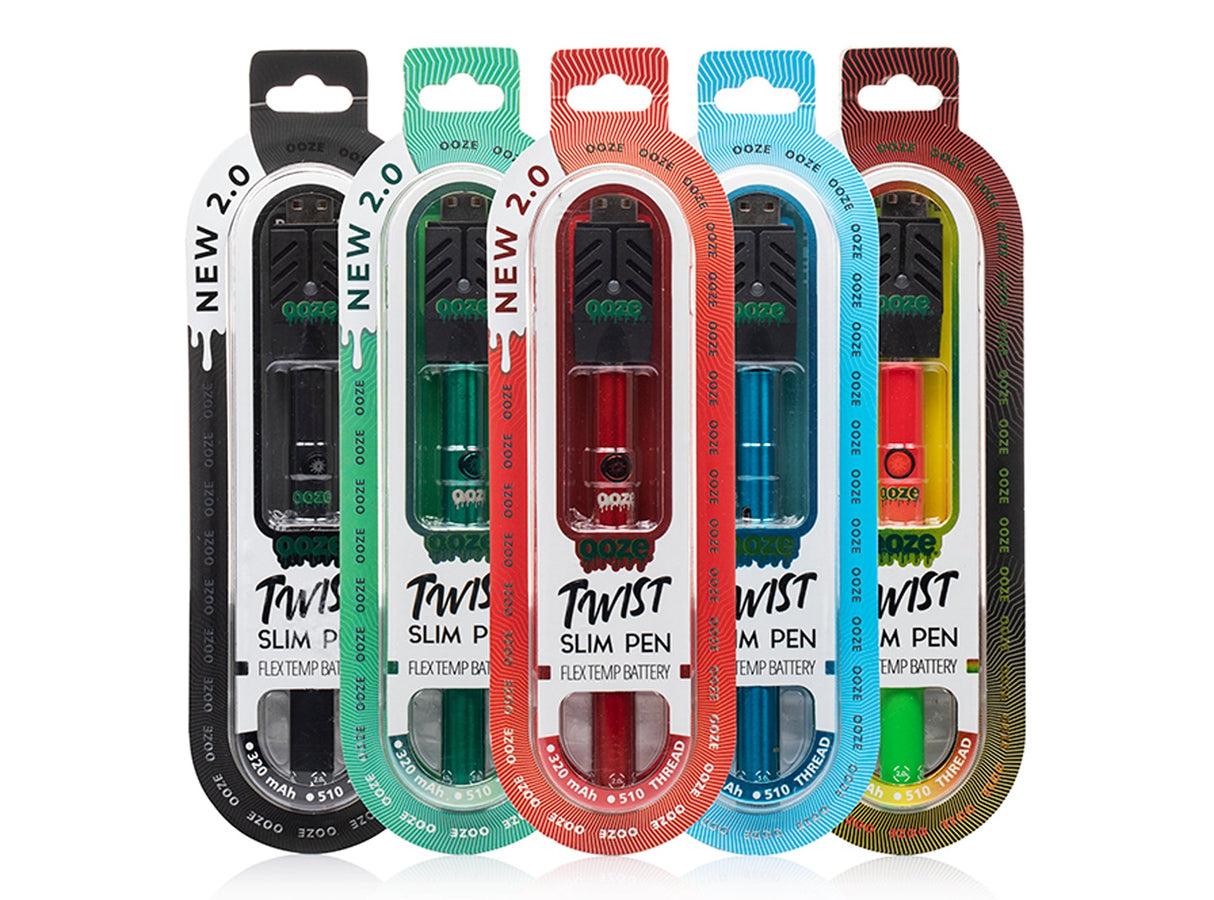 Ooze Twist Slim Pen 2.0 Flex Temp Battery