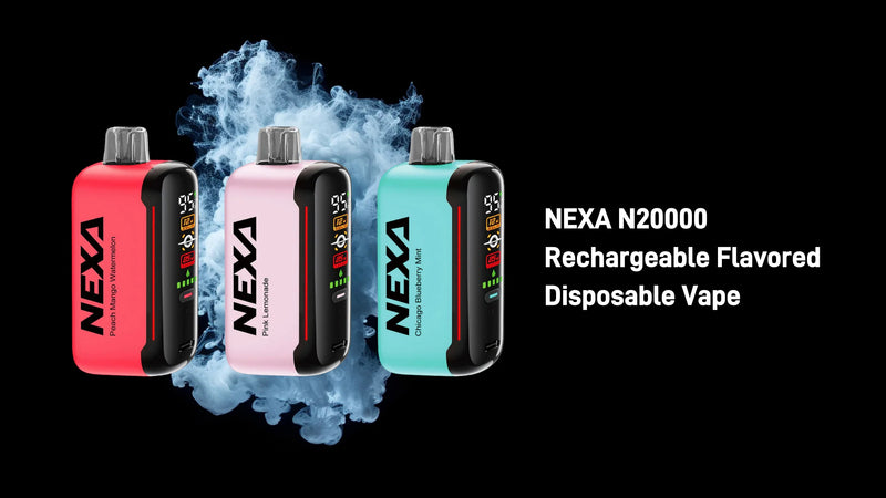 Indulge in a Flavorful Vaping Experience with the VapoRider NEXA N20000 Rechargeable Disposable Vape