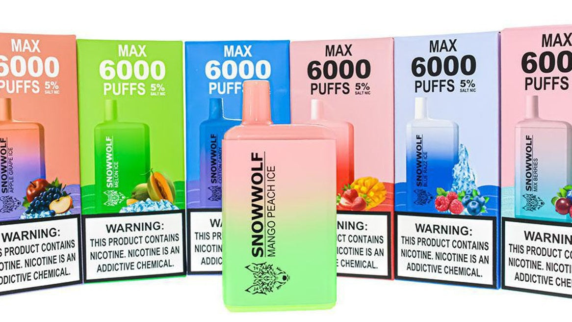 Get Your Snowwolf Max 6000 Rechargeable Disposable Device from the Leading Online Vape Shop