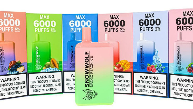Get Your Snowwolf Max 6000 Rechargeable Disposable Device from the Leading Online Vape Shop