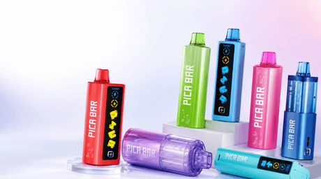 PICA BAR vape lineup with different device styles