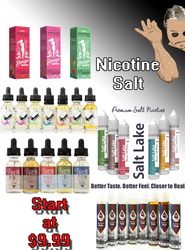 Nicotine Salt vs Freebase Nicotine Juice. Who won? You Decide.